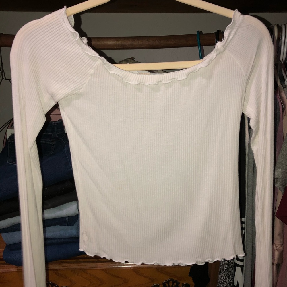 Off the shoulder shirt